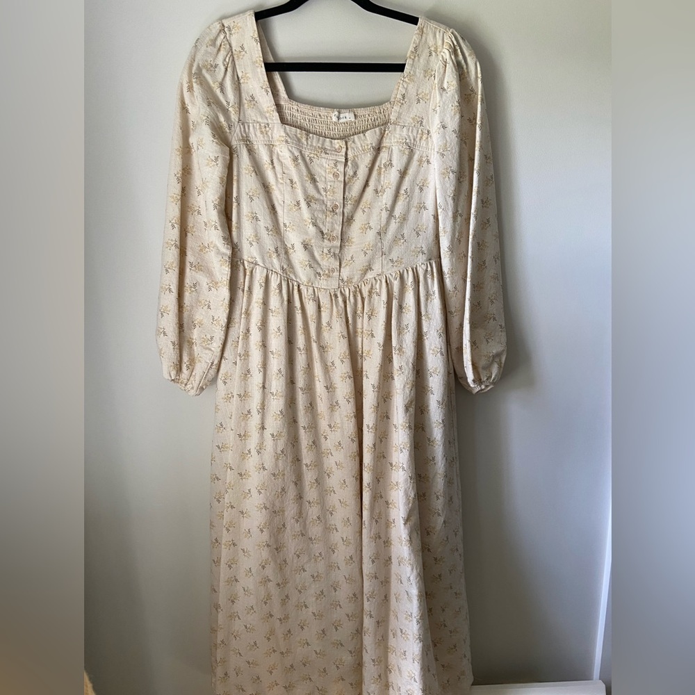 Neuflora Astoria Dress in cream floral